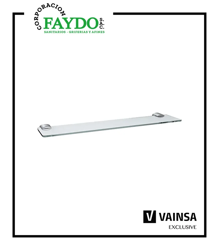 Repisa De Vidrio Oval Vainsa