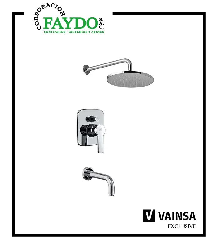 Monocomando Para Ducha Tina Artic Vainsa