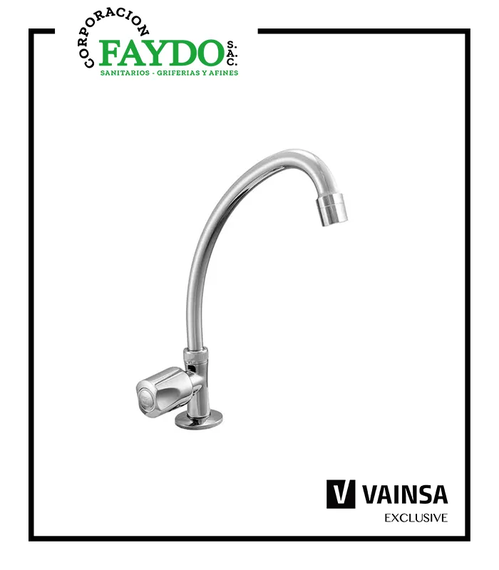 Llave Para Lavadero Al Mueble Pico L Avante Vainsa