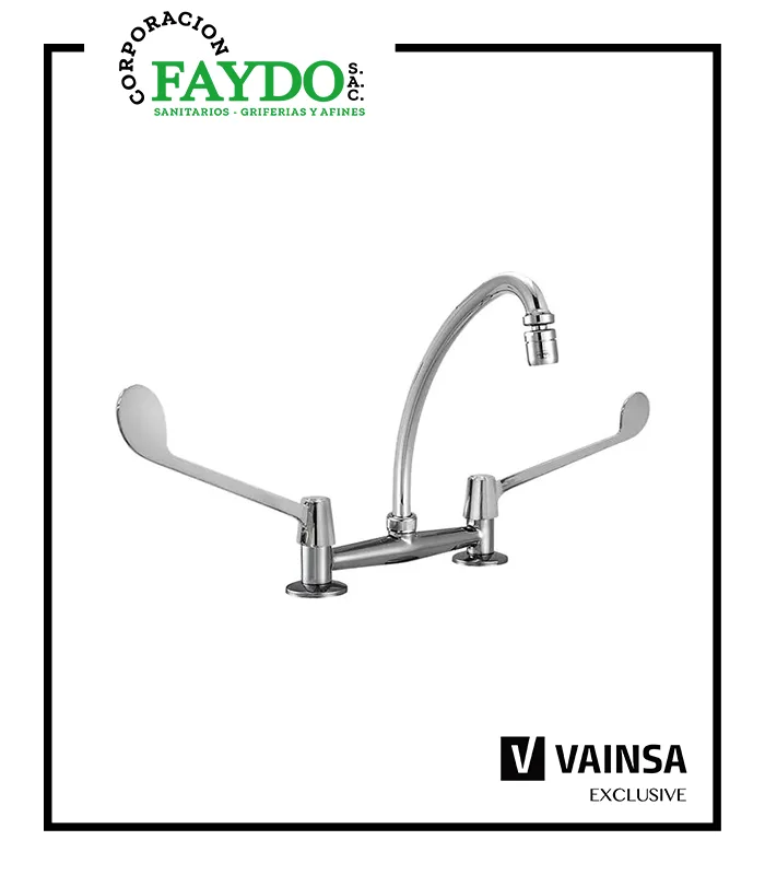 Mezcladora Para Lavadero Al Mueble Pico C Leva Vainsa
