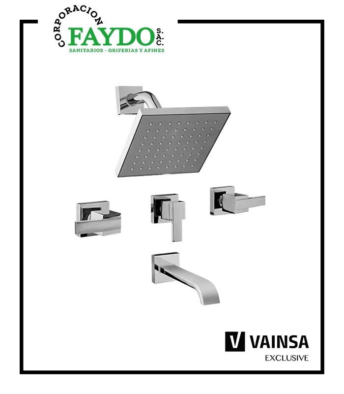 Mezcladora Para Ducha Tina Con Salida Modena Vainsa