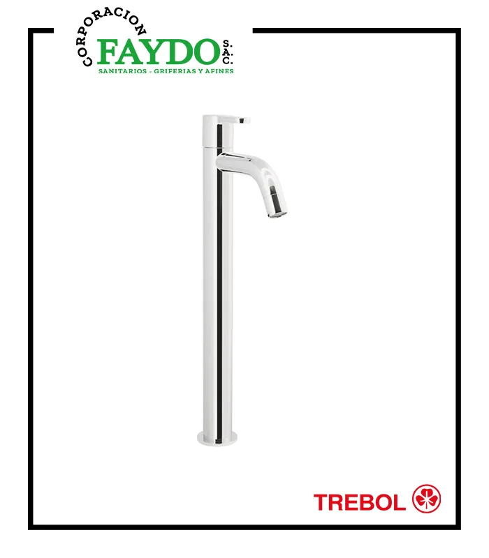 Llave De 1/2″ Lavatorio Pico Alto Belize Trebol