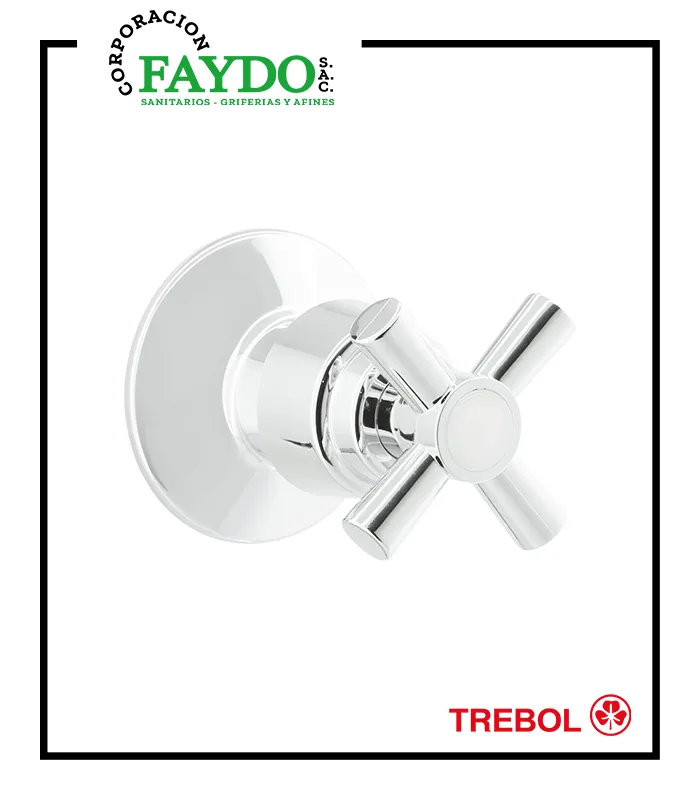 Llave De 1/2″ Ducha Empotrada Brisa Trebol