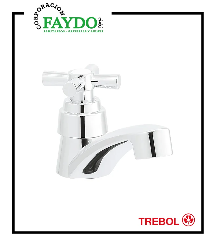 Llave De 1/2″ Lavatorio Brisa Trebol