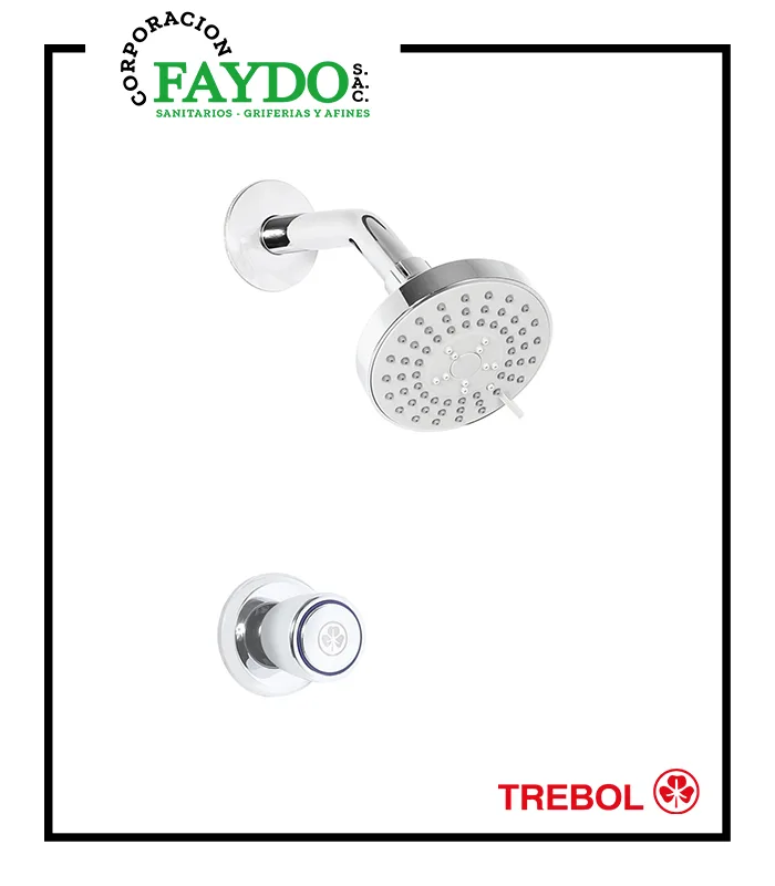 Llave De 1/2″ Ducha Della Trebol