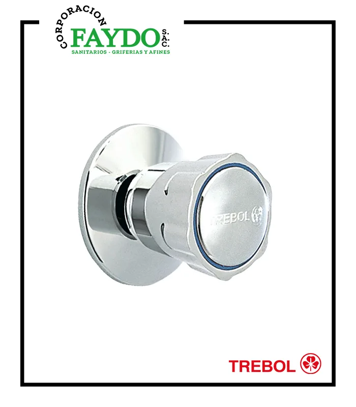 Llave De 1/2″ Ducha Empotrada  Eco Trebol