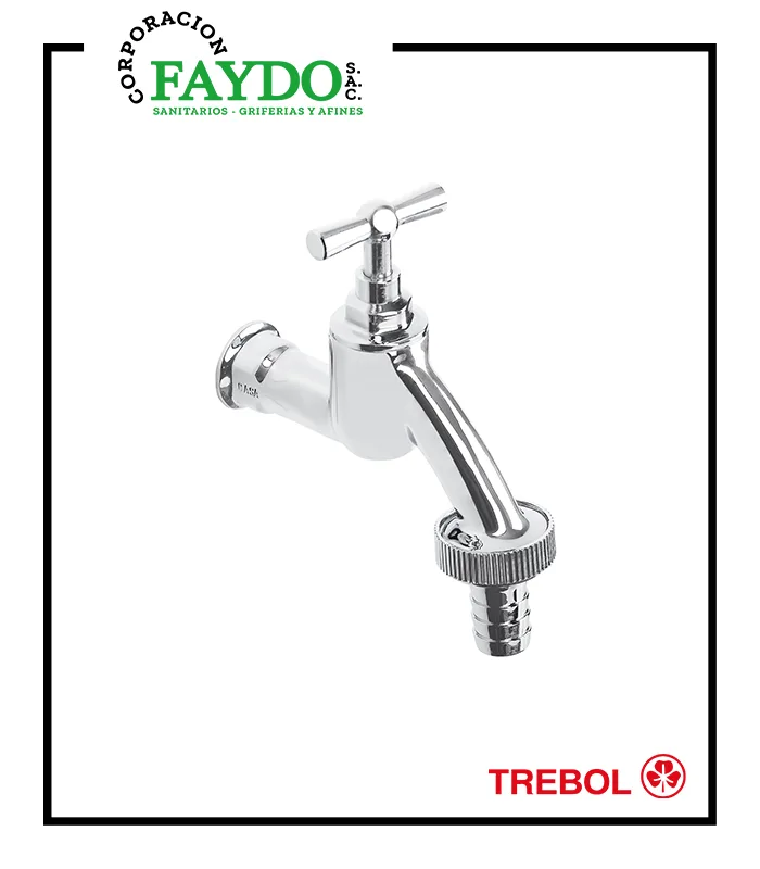 Llave De 1/2″ Lavanderia Tipo T Eco Trebol