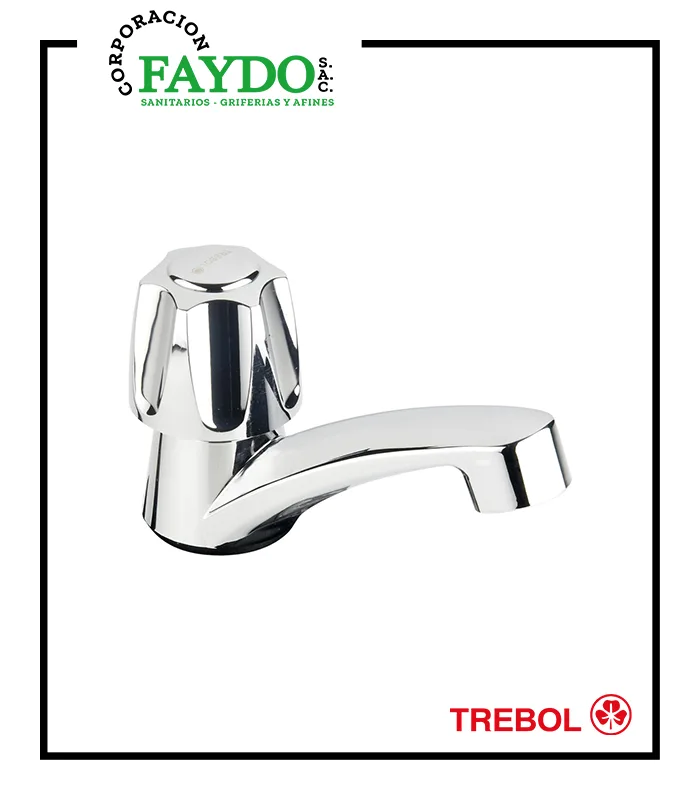 Llave De 1/2″ De Lavatorio Grazia Trebol