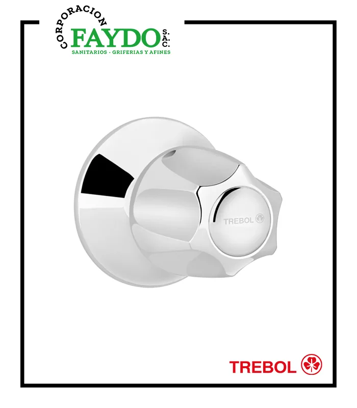 Llave De 1/2″ Ducha Empotrada Grazia Trebol