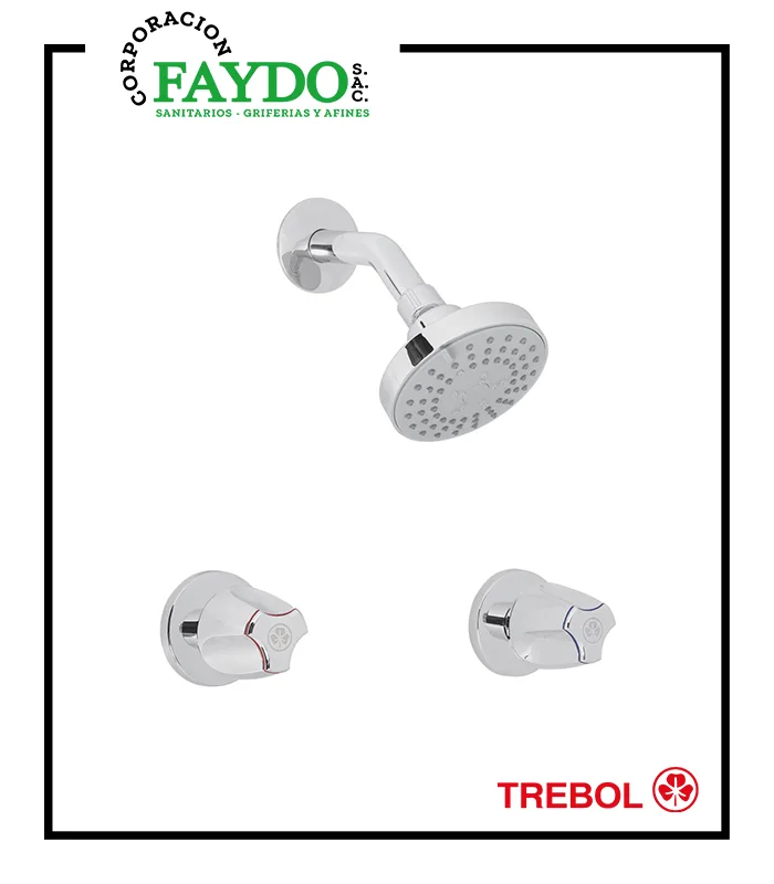 Mezcladora De Ducha 8″ Con Salida De 4″ Iseo Trebol