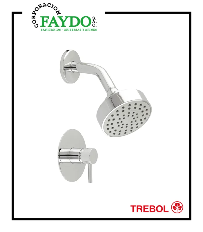 Mezcladora Ducha Monocomando Memphis Trebol
