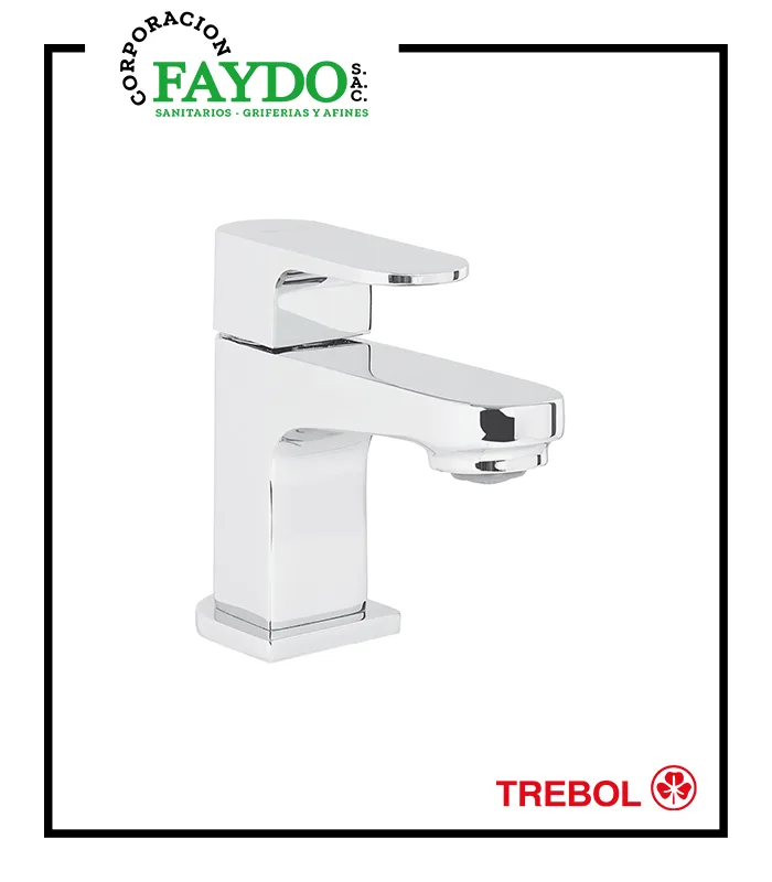 Llave De 1/2″ Lavatorio Pico Bajo Oxford Trebol