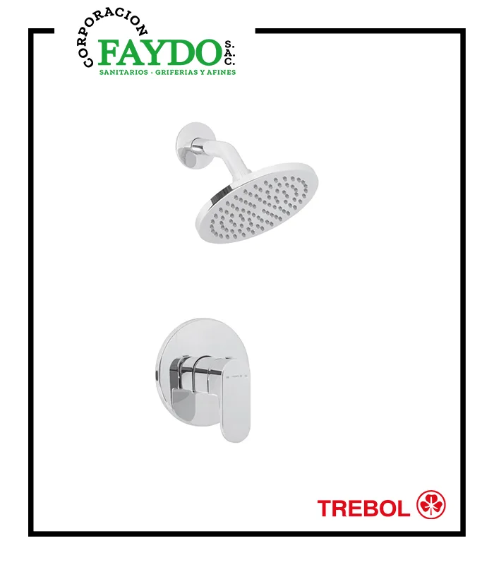 Mezcladora Ducha Monocomando Oxford Trebol