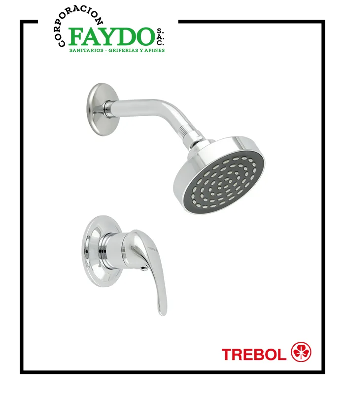 Mezcladora Ducha Monocomando Sirene Trebol