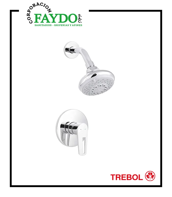 Mezcladora Ducha Monocomando Tempra Trebol