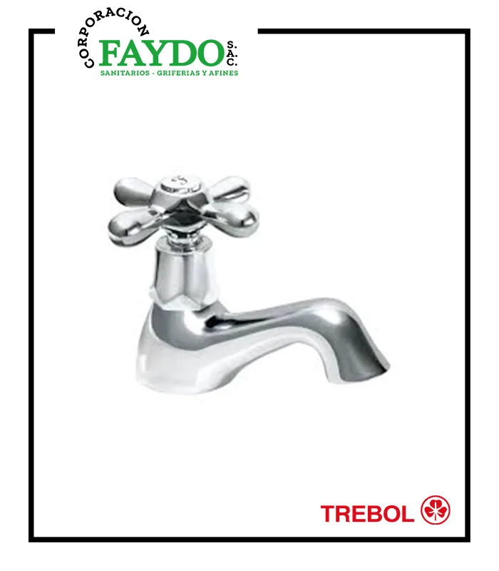 Llave De 1/2″ Lavatorio Toscana Trebol