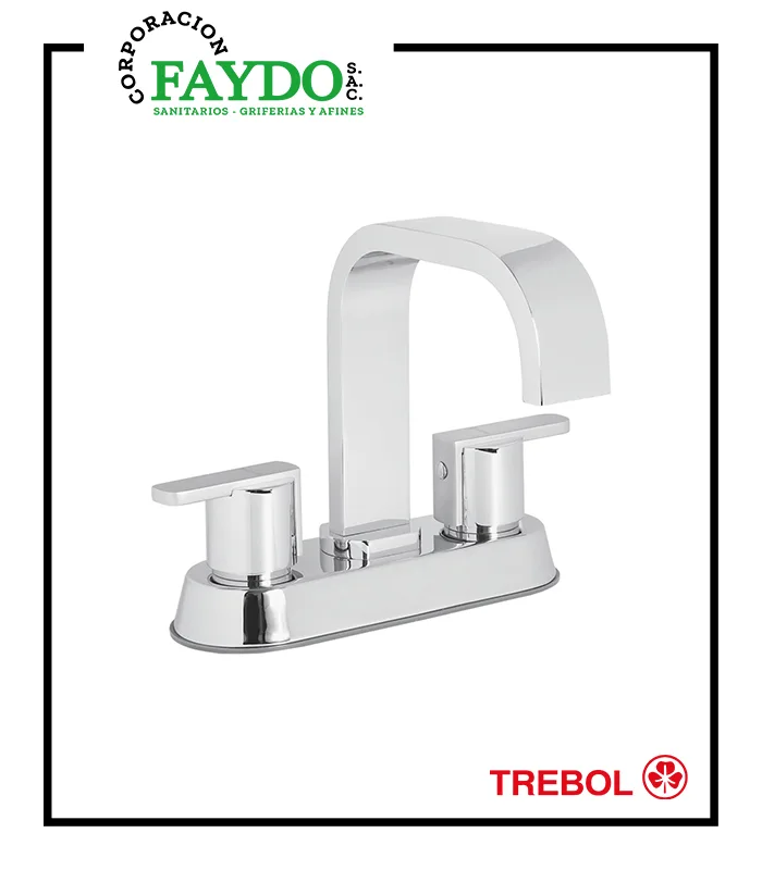 Mezcladora De 4″ Lavatorio Veneto Trebol