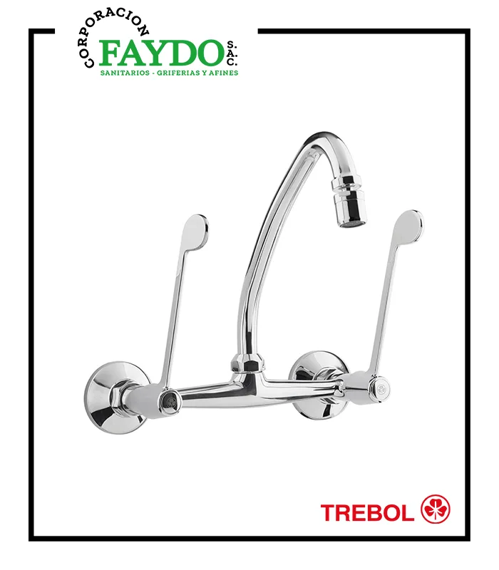 Mezcladora 8″ Clinica Para Lavadero A La Pared Trebol