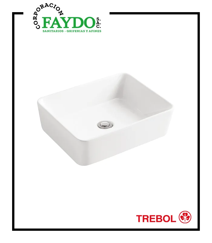 Lavatorio Bowl Samoa Blanco Mate Trebol