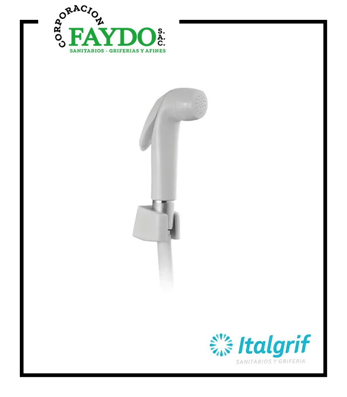 Duchita Bidet Con Manguera Reforzada De 1.20M Y Soporte Italgrif