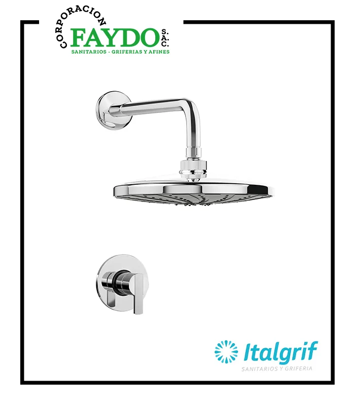Monocomando Para Ducha Con Salida Española Buzios Lever Italgrif