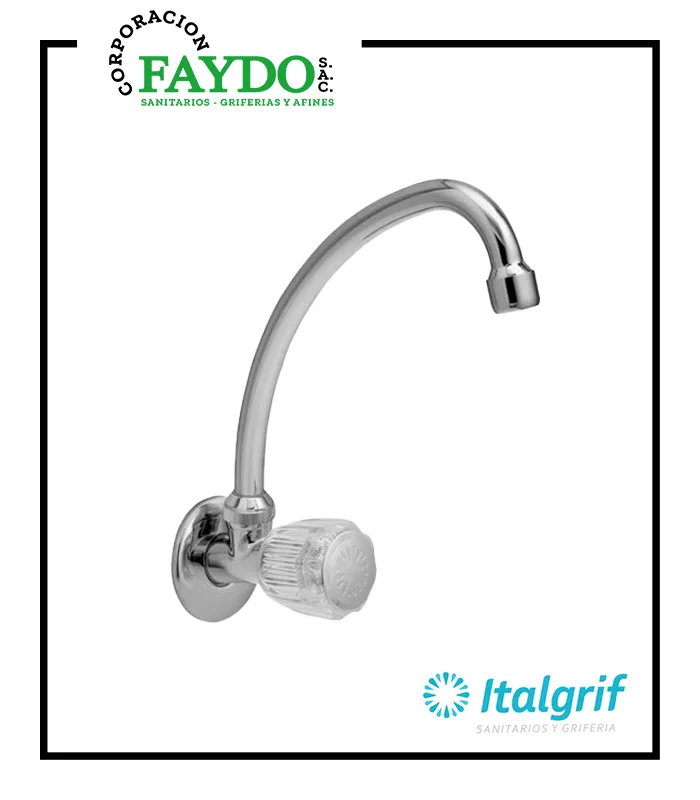 Llave Lavadero Pared Galapagos Italgrif
